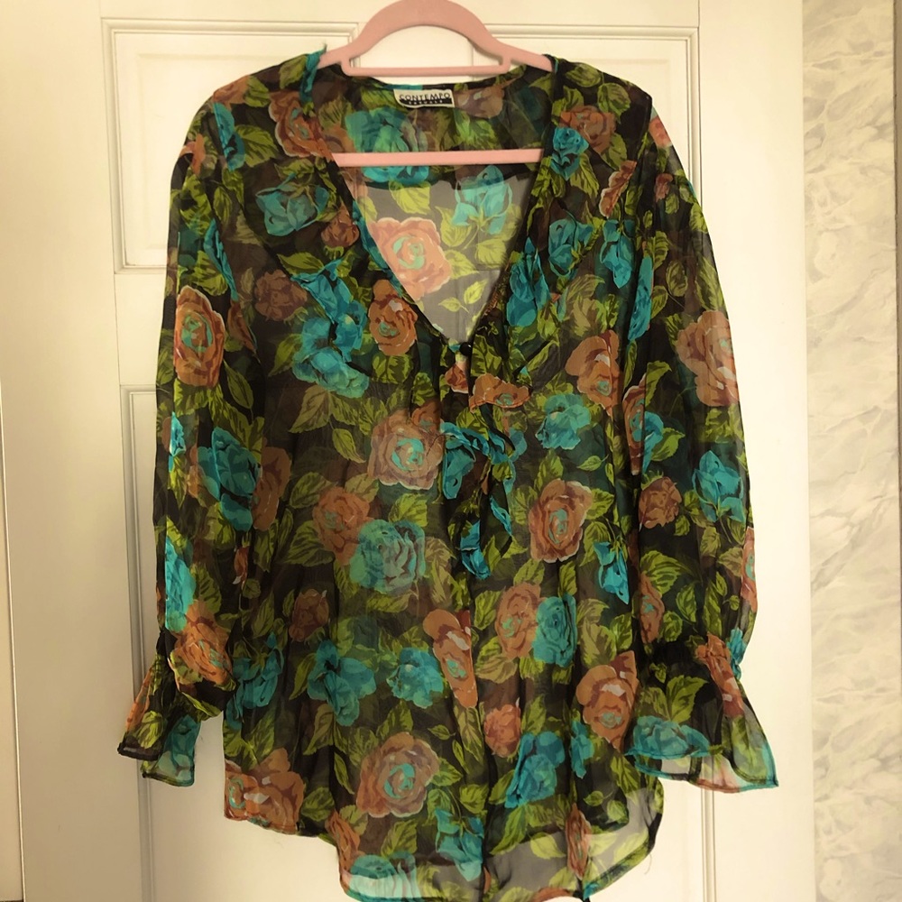 Vintage 90s Contempo Casuals top